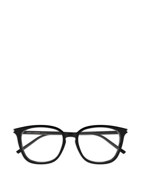Saint Laurent Eyewear rectangle-frame glasses - Black - zdjęcie produktu nr 1