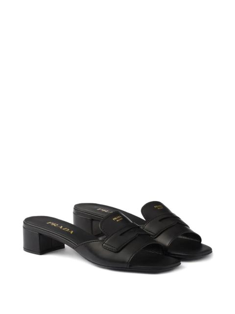 Prada leather sandals - Black