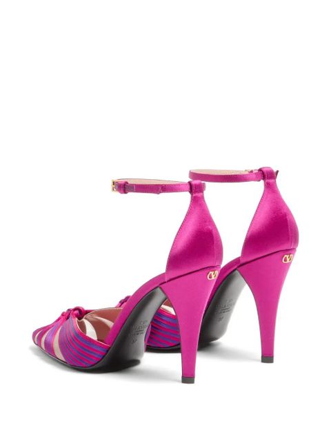 Valentino Garavani Annine satin pumps 100mm - Pink