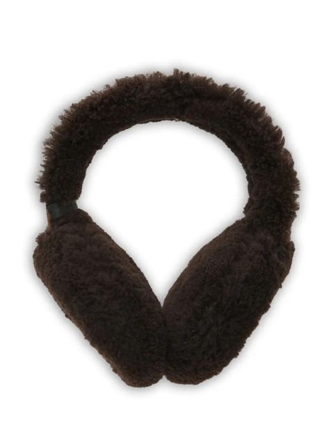 Yves Salomon shearling ear muffs - Brown - zdjęcie produktu nr 1