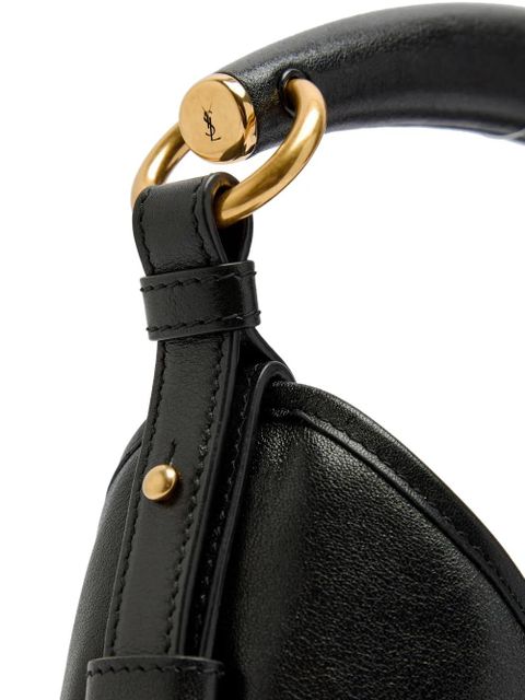Saint Laurent Mombasa crescent shoulder bag - Black