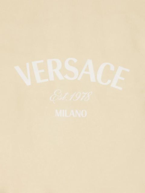 Versace Greca Nautical-print silk scarf - Neutrals