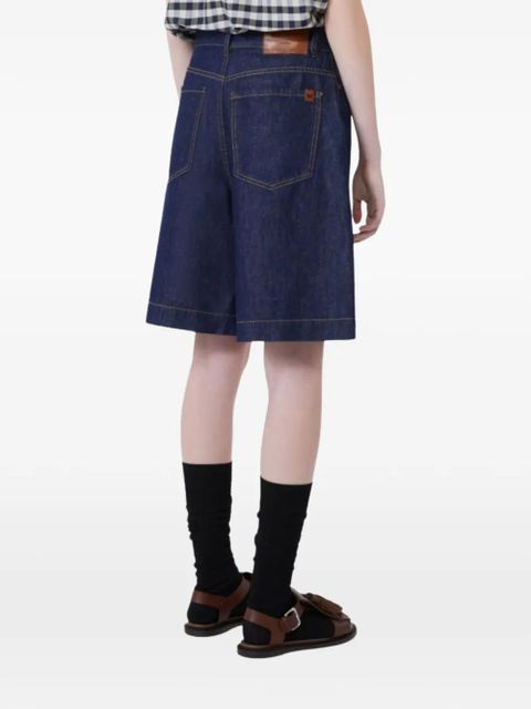 Weekend Max Mara button denim shorts - Blue