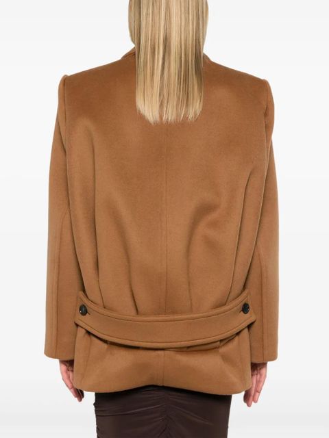 Saint Laurent wool coat - Brown