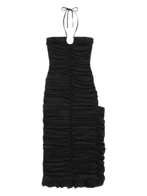 GANNI ruffled dress - Black - zdjęcie produktu nr 1
