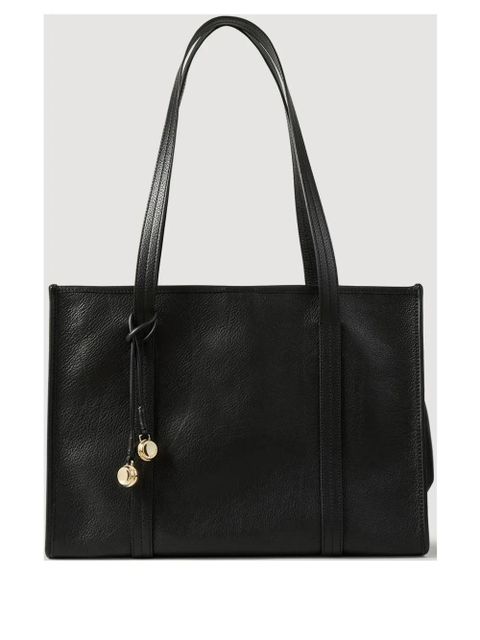 SANDRO structured tote bag - Black