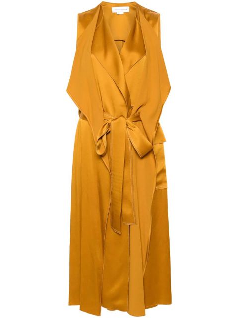 Victoria Beckham layered trench dress - Brown - zdjęcie produktu nr 1