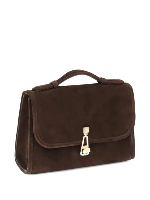 Gabriela Hearst small Leonora top-handle clasp bag - Brown