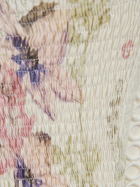 Charo Ruiz Ibiza Poppy floral-print top - Neutrals