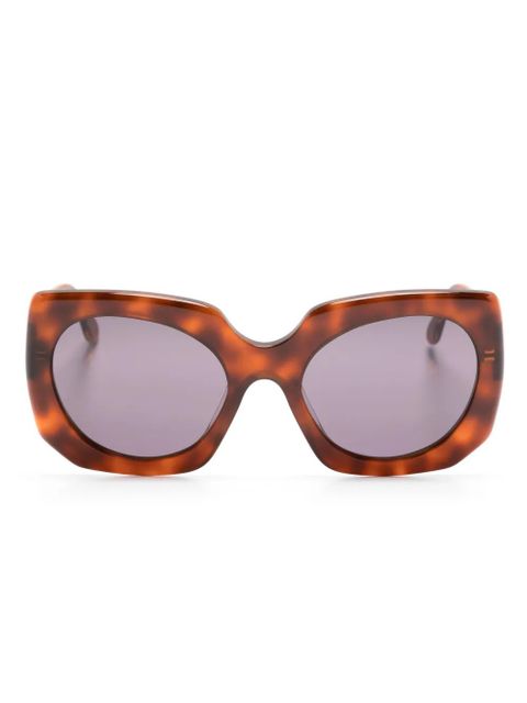 Marni Eyewear Jellyfish Lake oversize-frame sunglasses - Brown - zdjęcie produktu nr 1