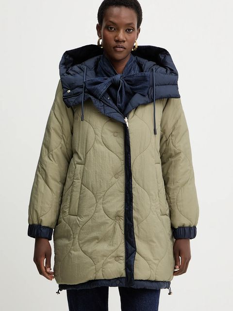 Weekend Max Mara kurtka dwustronna ANFORA kolor granatowy 2525496062600