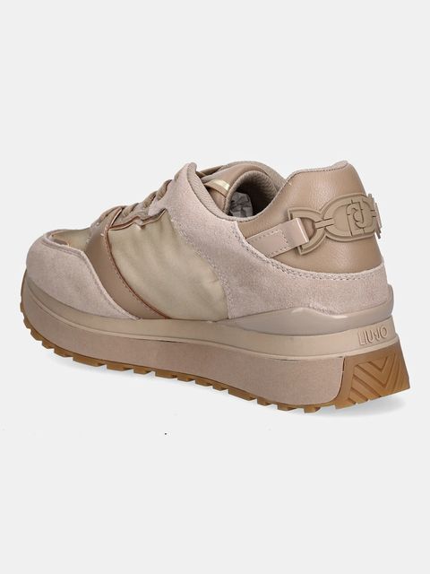 Liu Jo sneakersy LIU JO MAXI WONDER 91 damskie kolor beżowy BF5005PX52251308