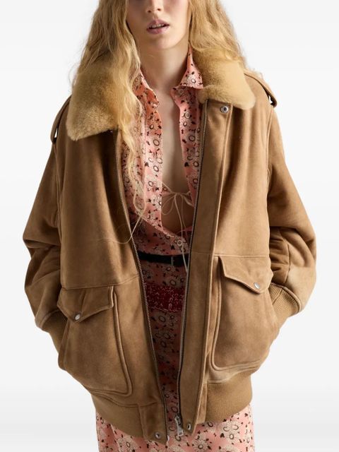 Prada flower patch-pocket shirt - Pink