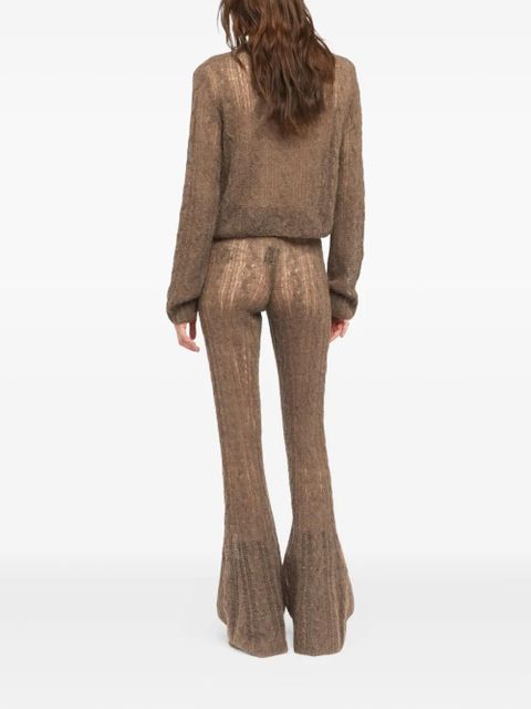 Alanui Desert Drift trousers - Brown