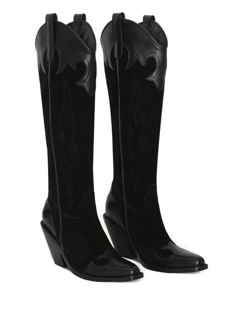 Johanna Ortiz Western Legacy leather boots - Black