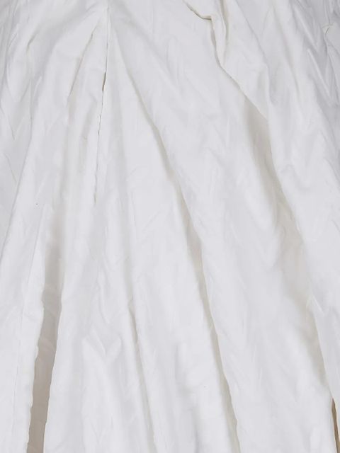 Comme Des Garçons heart-motif midi skirt - White