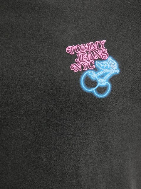 Tommy Jeans t-shirt bawełniany damski kolor szary DW0DW21358