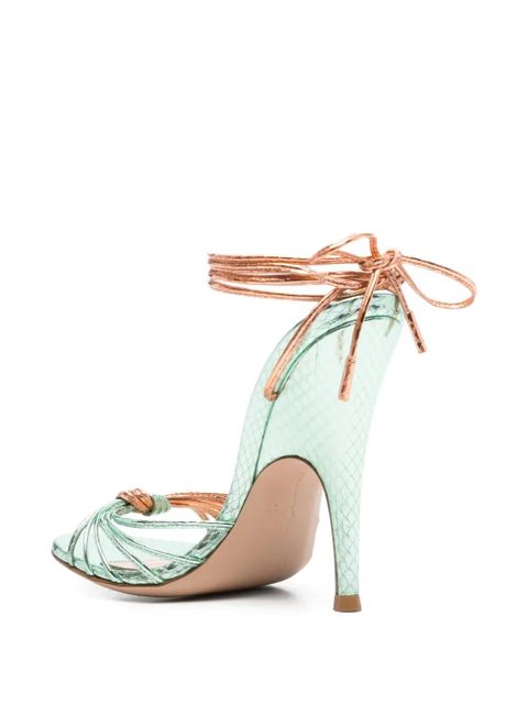 Gianvito Rossi Ricaye round-toe sandals - Green