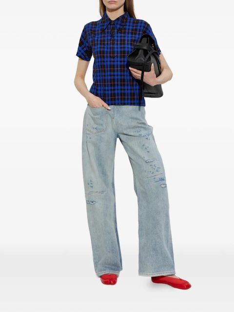 Maison Margiela short-sleeve polo - Blue - zdjęcie produktu nr 2