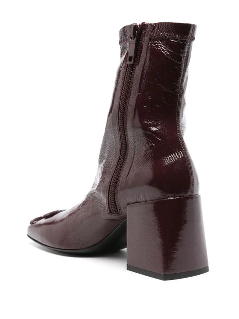 Courrèges 70mm leather boots - Red