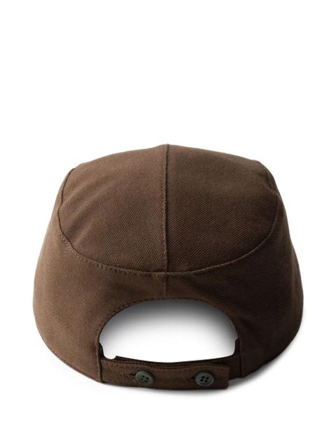 Prada old piqué baseball cap - Brown