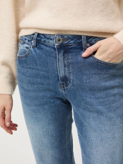 Medicine jeansy damskie kolor niebieski - zdjęcie produktu nr 2