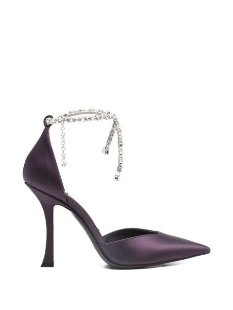 Jimmy Choo Stevie ankle-strap embellished pumps - Purple - zdjęcie produktu nr 1