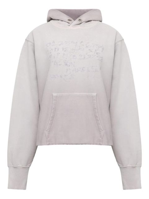 Maison Margiela printed-detail hoodie - Grey - zdjęcie produktu nr 1