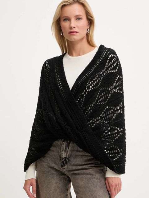 Answear.LAB komin z wełną merino damski kolor czarny gładki - zdjęcie produktu nr 1