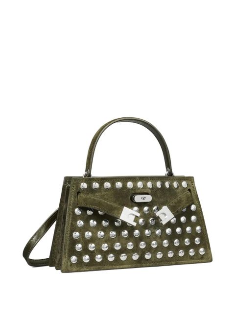 Tory Burch mini Lee Radziwill studded tote bag - Green - zdjęcie produktu nr 2