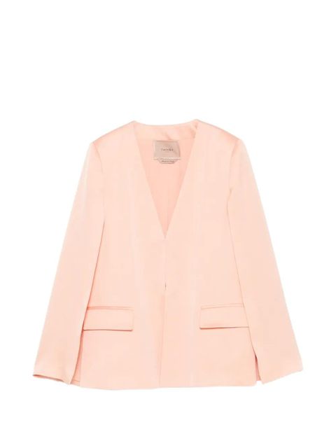TWINSET V-neck pockets blazer - Orange - zdjęcie produktu nr 1