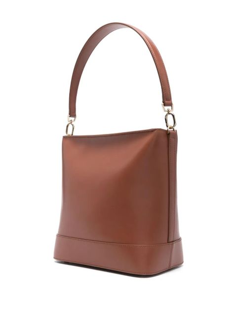 ANINE BING logo-patch tote bag - Brown