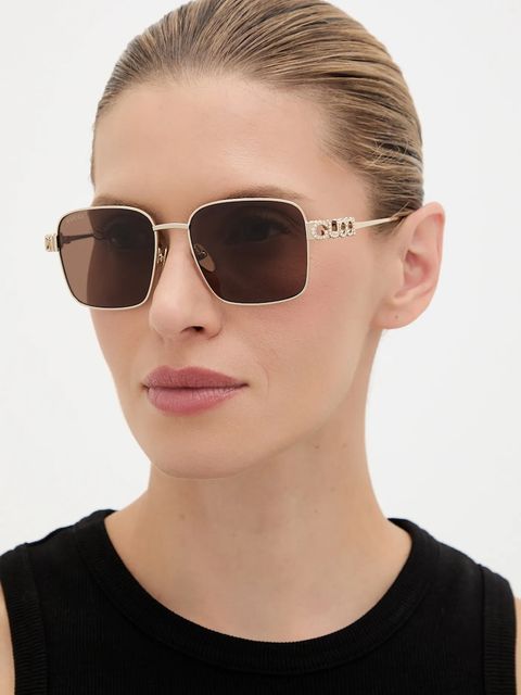 Gucci okulary przeciwsłoneczne damskie kolor złoty GG1937S - zdjęcie produktu nr 1