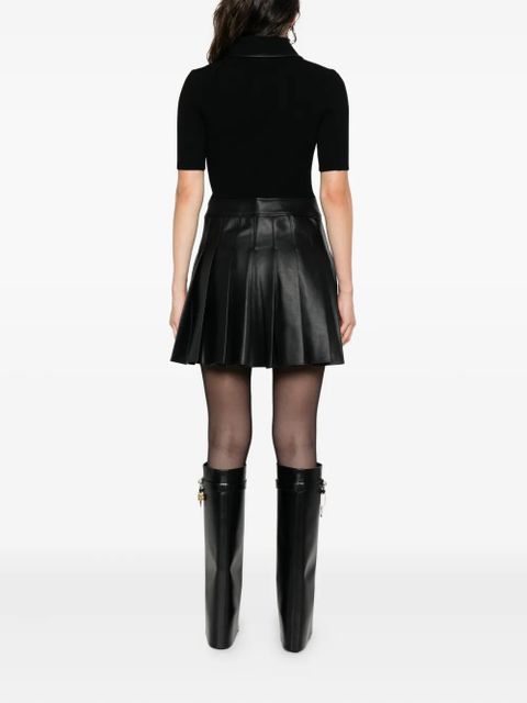 Simkhai Linnie pleated mini dress - Black