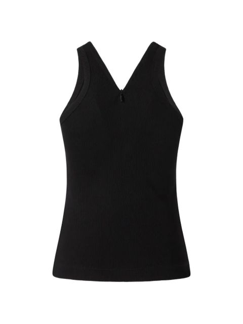 PINKO V-neck zip-fastening tank top - Black - zdjęcie produktu nr 2