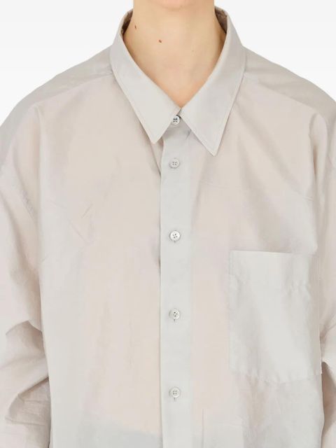 Maison Margiela long-sleeved pocket shirt - White