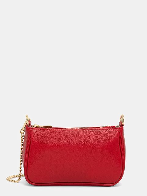 Answear.LAB torebka skórzana kolor czerwony - zdjęcie produktu nr 1