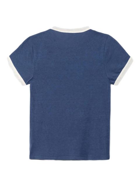 RE/DONE ringer swim club tee - Blue - zdjęcie produktu nr 2