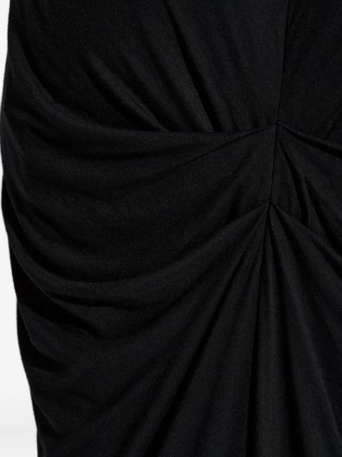 ENTIRE STUDIOS draped midi skirt - Black