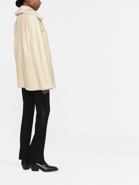 Jil Sander reversible shearling jacket - Neutrals