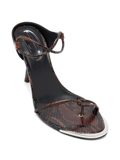Diesel D-Diam's Infra Lace 90 sandals - Brown