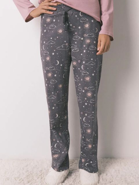 women'secret spodnie piżamowe bawełniane damska kolor szary bawełniana 3702282 - zdjęcie produktu nr 1