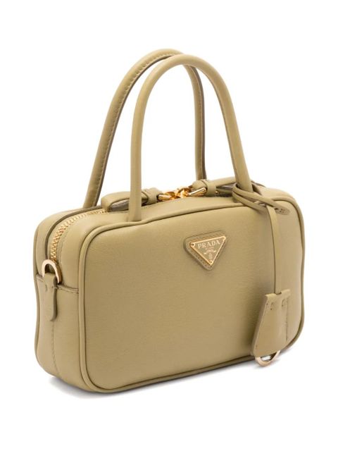 Prada leather tote bag - Neutrals