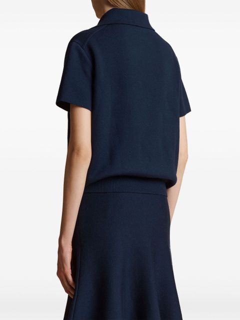 KHAITE Gulliame knitted top - Blue