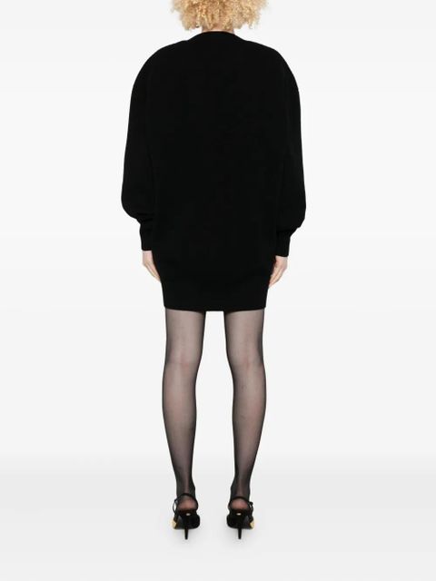 TOM FORD round-neck cashmere mini dress - Black