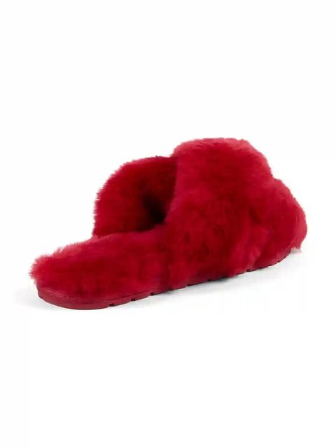 Emu Australia kapcie wełniane Mayberry kolor czerwony W11573
