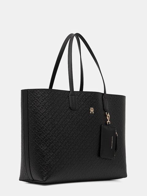 Tommy Hilfiger torebka dwustronna kolor czarny AW0AW17687