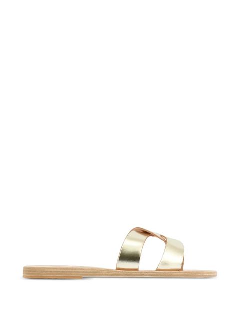 Ancient Greek Sandals Desmos crossover leather sandals - Gold - zdjęcie produktu nr 1