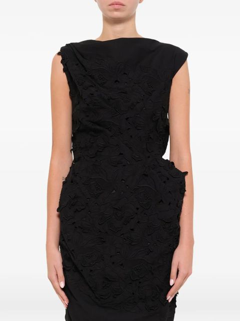 Lanvin sculpted floral dress - Black - zdjęcie produktu nr 1
