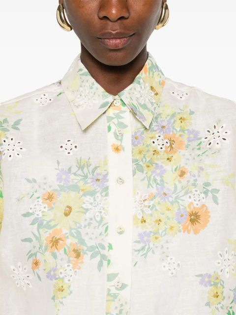 ALEMAIS floral-print shirt - Neutrals